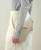 Aejeuipeu Tan Fleece Cotton Pants (Ivory)