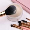 Cute makeup brush set with a dedicated makeup pouch pink 10-piece (7 brushes)