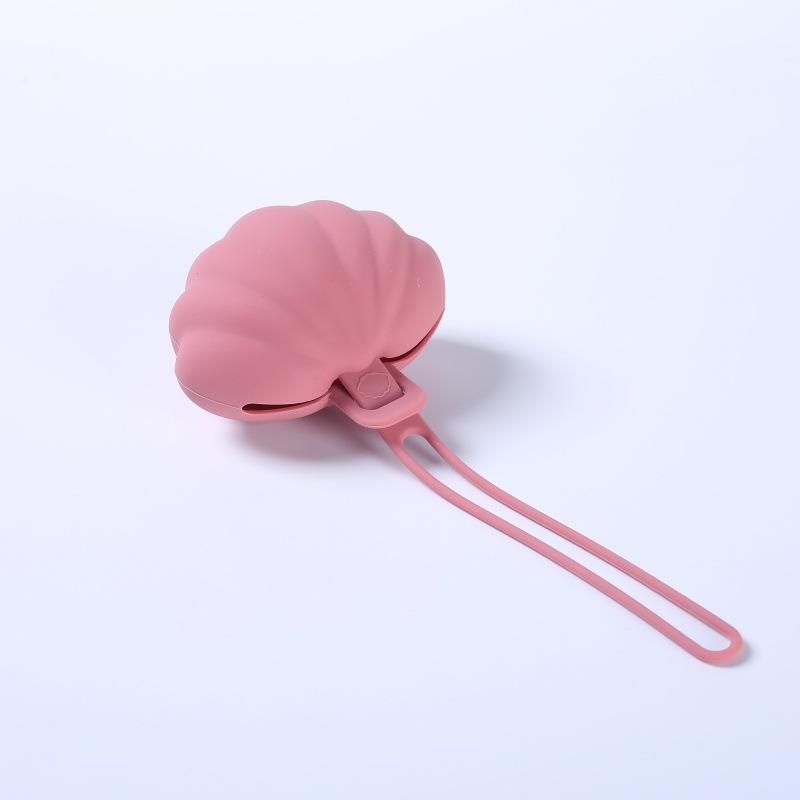Factory Anti-Drop Portable Open Silicone Storage Bag & Box Dustproof Cleaning Pacifier Storage 10x10x10cm Unisex