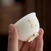 Kiln Change Five Elements Tea Cup Set Ceramic Tea Bowl With Gift Box For Home Tea Ceremony Business Gift High Quality Teacups