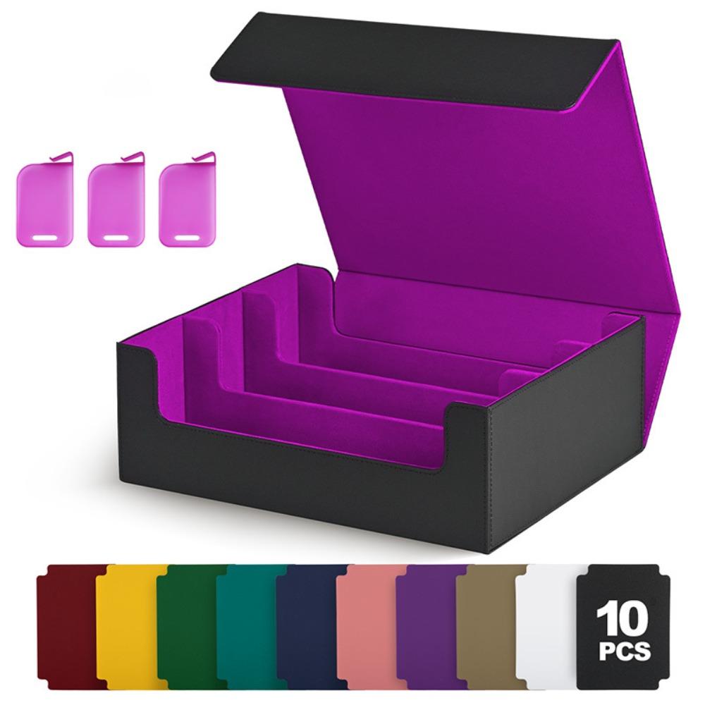 Display Window Game Card Organizer Single Sleeved Cards Card Deck Box Table Storage Supplies