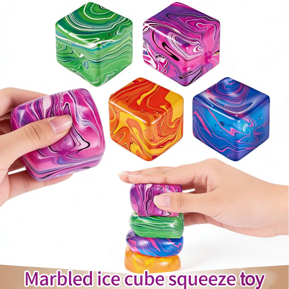 Needoh Vlnka Ledová Kostka Maltóza Dekompresní Hračka Kostka Fidget Hračky Mačkací Hračka Antistresová Senzorická Hračka Stisknutí Pro Děti Dospělé