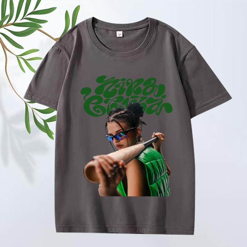 Tričko s grafikou Nina Chuba Classic ve vintage stylu 2025 pánské dámské Nadměrné 100% bavlna s krátkým rukávem Letní potisk Unisex topy