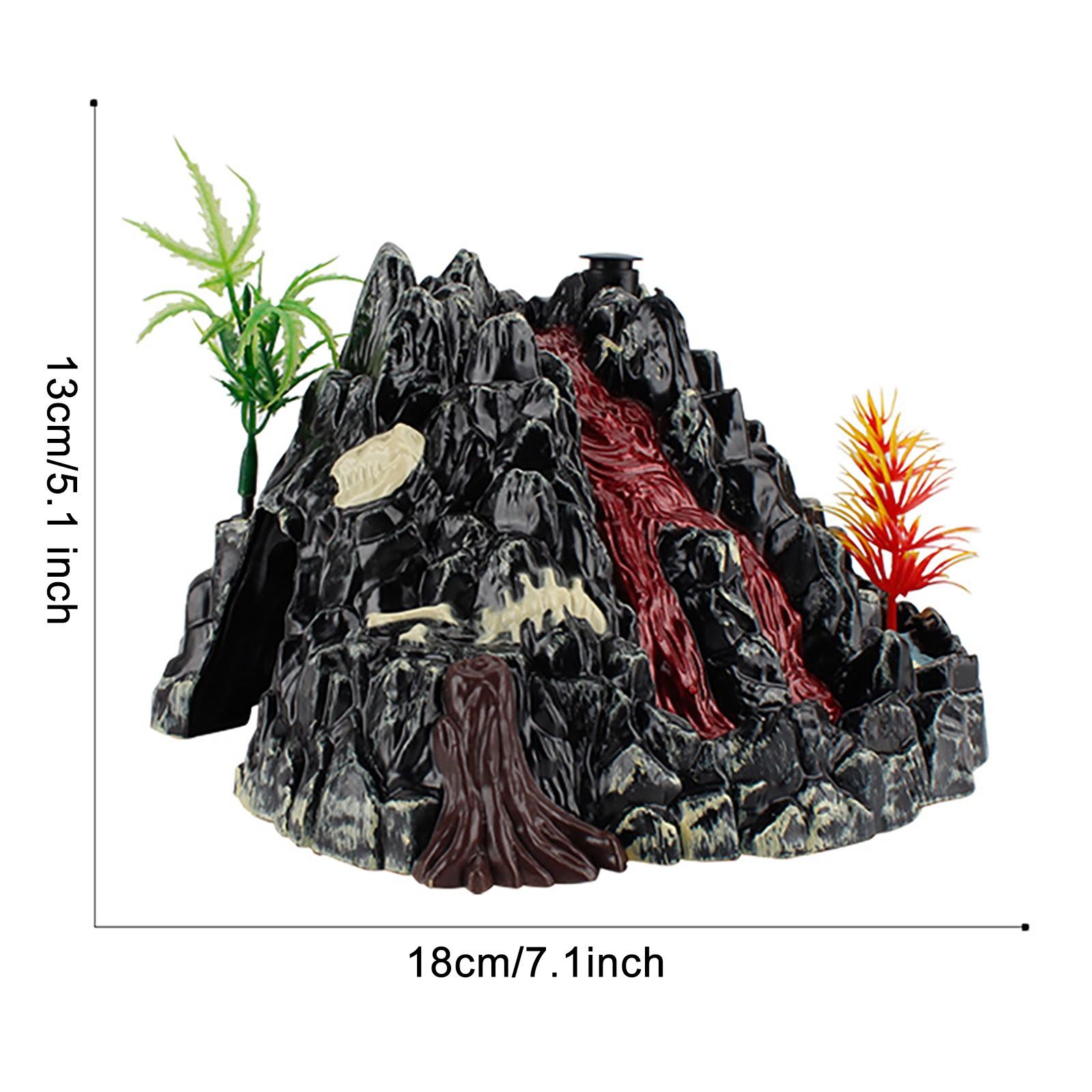 

Simulation Volcano Model Spray Light Dinosaur Sound Model Toy Accessories Science Nature Toys