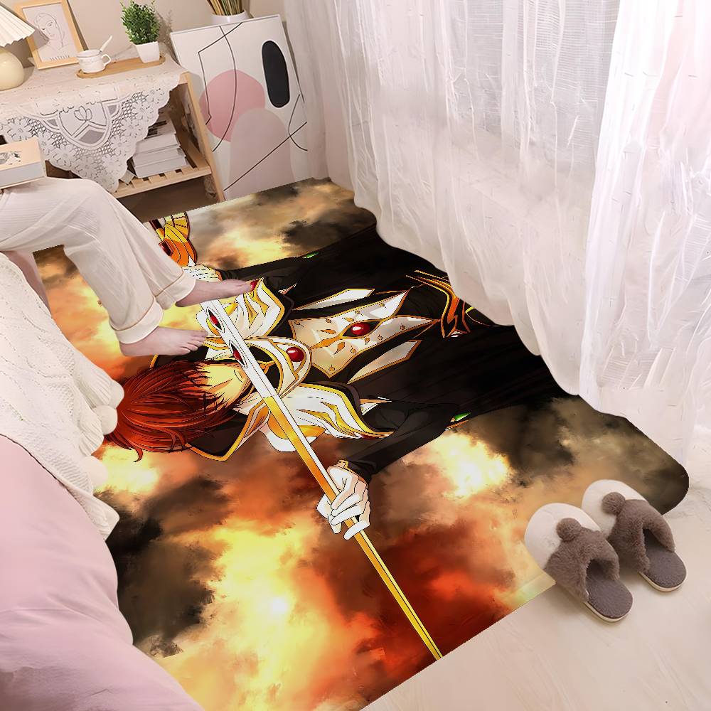 Anime Code Geass Room Mats Cheaper Anti-slip Modern Living Room Balcony Printed Welcome Rug