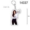 BLACKPINK Acrylic Double-Sided Keychain: Lisa, Jisoo, Jennie, Rosé