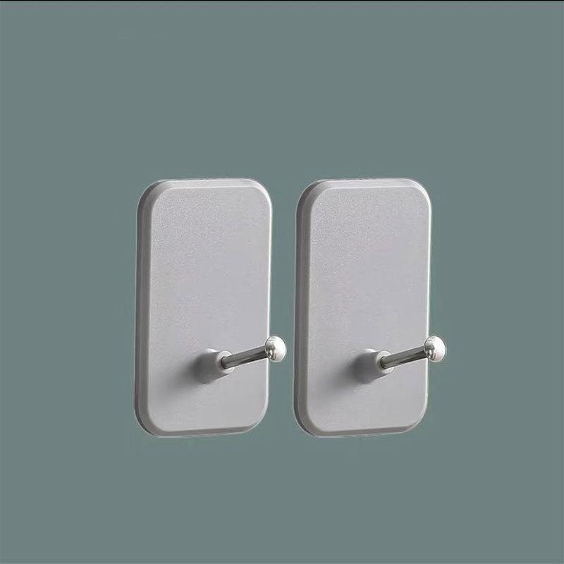 

Клейкий крючок Крючок Не нужно сверлить отверстия Задняя дверь Крючок для одежды Ванная комната и Ванная комната Настенное хранение Крючок для одежды 2pcs серый