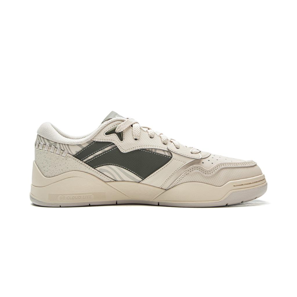 Li Ning X GUGONG Moon White 3 Slip Resistant Cushioning Abrasion Resistant Breathable Height Increasing Low Top AGCV077-12