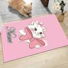 Custom Name Pink Cats Theme Carpet Rug Customizable Soft Washable Anti-Slip Home Living Room Sofa Mats Personalized Rug. 0909415