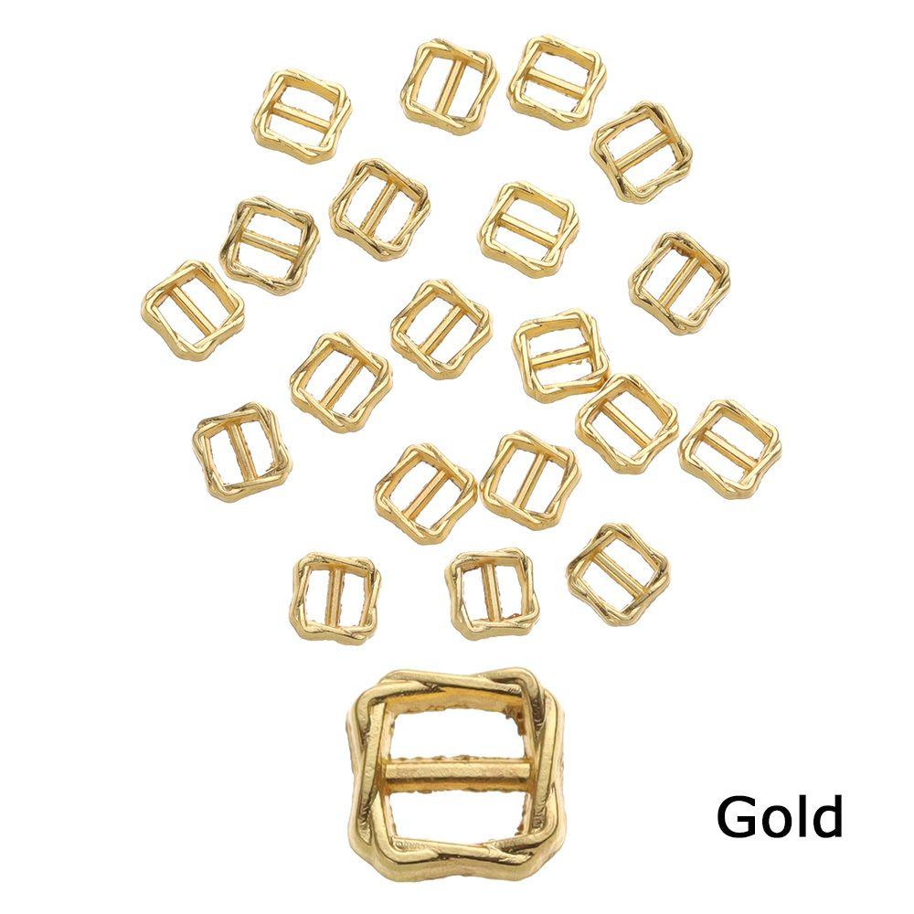 Ultra-small 4 Colors Tri-glide Buckle Diy Dolls Buckles Pattern Belt Buttons Doll Bags Accessories