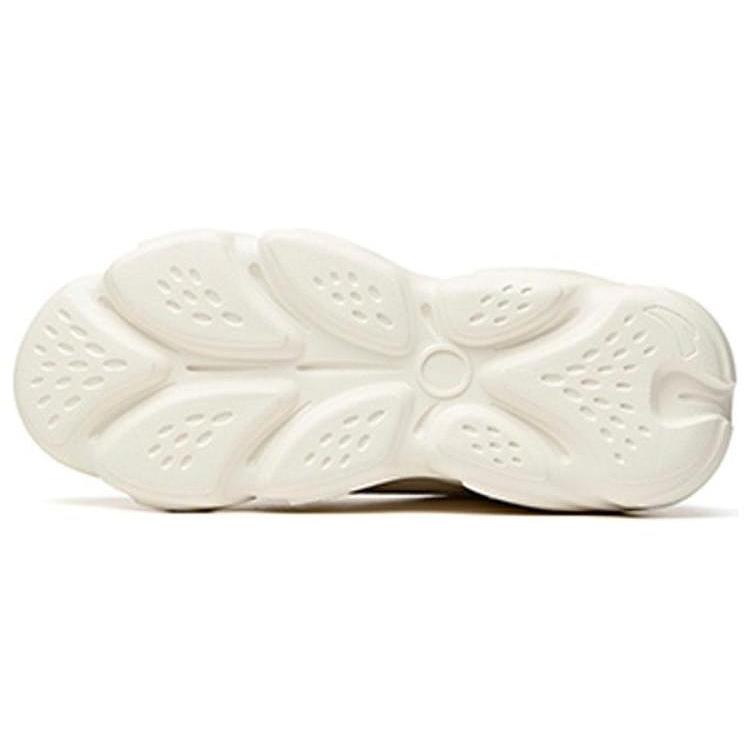 Anta Cat Paw Cushioning Slip Resistant Low top Chunky Sneakers Women's White Blue 922048894-3