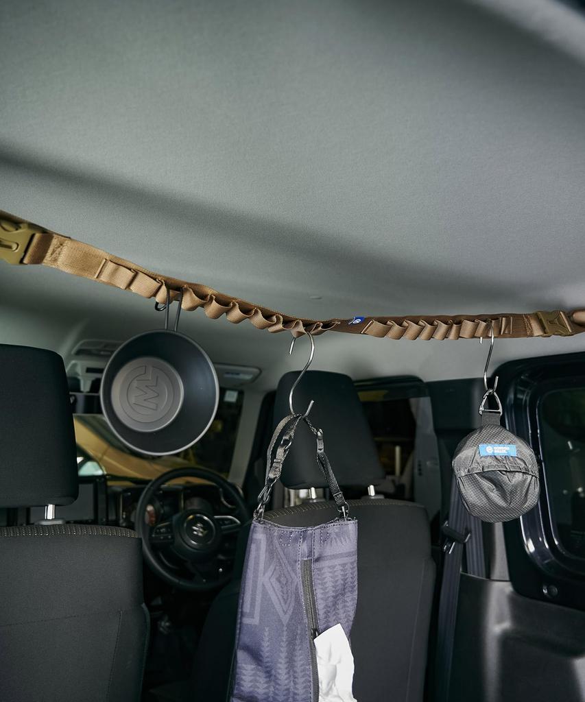 GORDON MILLER Car Hanging Coyote 1646575 Strap, Beige,