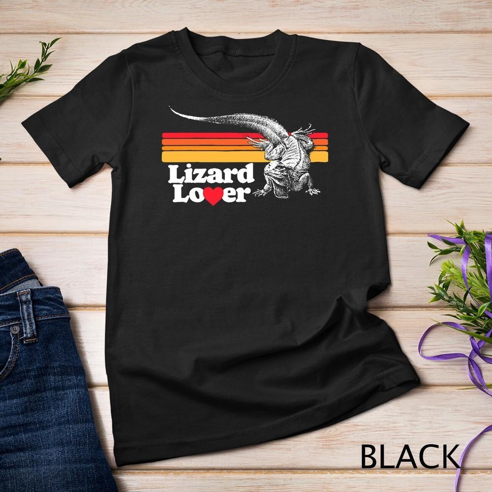 Lizard Lover_ Vintage 80s Iguana Monitor Pet Owner Retro Unisex T-shirt