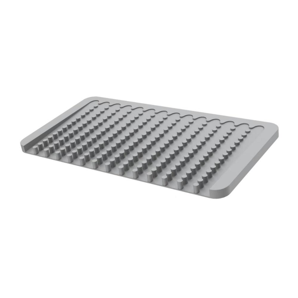 Silicone Drainage Mat Water-Draining Mat Kitchen Counter Silicone Drying Mat Dishware Ramp Drainage Mat