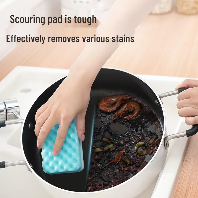 Meiliya Double-sided Dishwashing Sponges