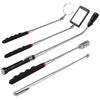 PLEAVIT Magnetic Pick-Up Tool, Magnet Rod Set, Extendable, Strong Magnet, Inspection Mirror, LED, Pen Type, 5-Piece Set