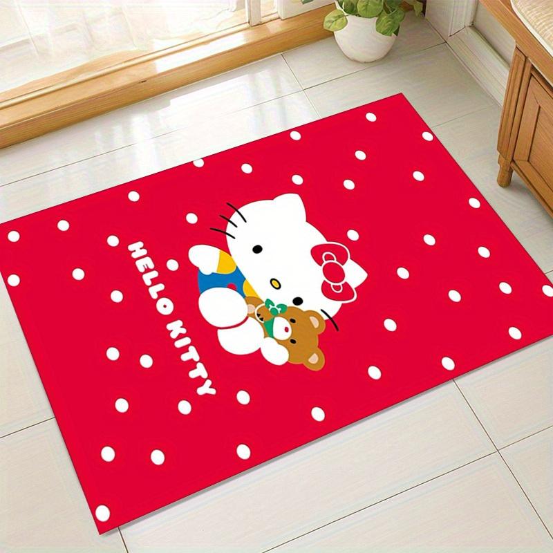 

1 шт. Коврик Hello Kitty в красный горошек - Милый декор для дома, Ковер для офиса|Коврик для улицы|Идея для подарка Ideaz2727 60cm by 90cm