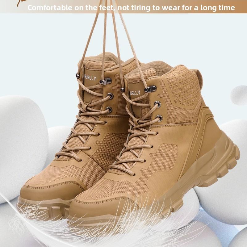 Men's Safety Shoes Labor Protection Steel Toe Sneakers Breatheable Men Boots Work Sneakers Anti-smash Anti Stabbing Waterproof