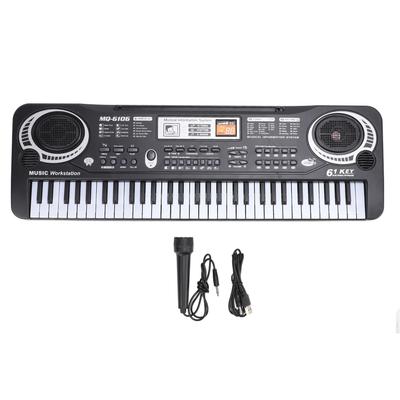 61 Keys Kids Keyboard Piano Toy with Microphone Simulation Learning Early Learning Educational Porta