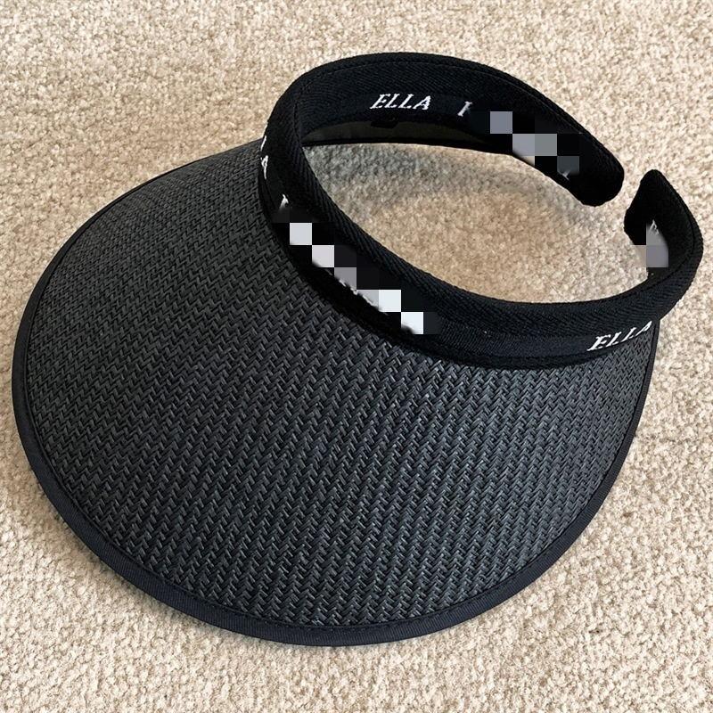 Sun protection cap Foldable sun hat Outdoor riding women's large brim Empty top cycling sun protection fisherman sun hat