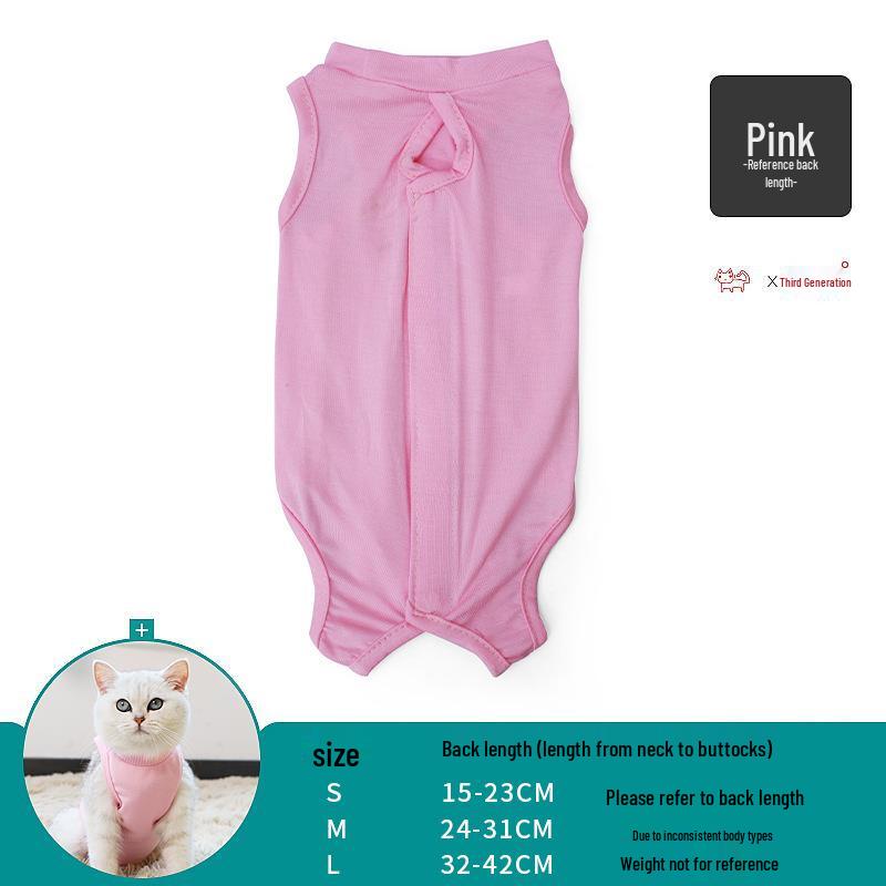 2024 Cat & Dog Post-Surgery Suit: Neutering & Weaning Pet Clothing