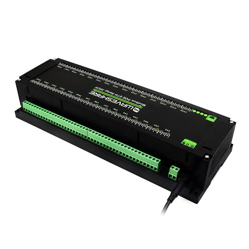 Industrielles 8/30-Kanal Ethernet-Relaismodul mit Modbus RTU/TCP und PoE-Kommunikation