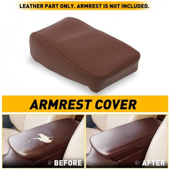 Fits Toyota Avalon 2013-2018 Center Console Lid Cover Armrest Leather Brown