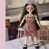 Thick Hair 30cm Bjd Doll Korean Makeup Look 1/6 BJD Doll Mini Girl Toy  Girls Gifts