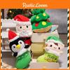 Unique 25cm Christmas Plush Doll Collection Including Santa Elf Penguin And Star