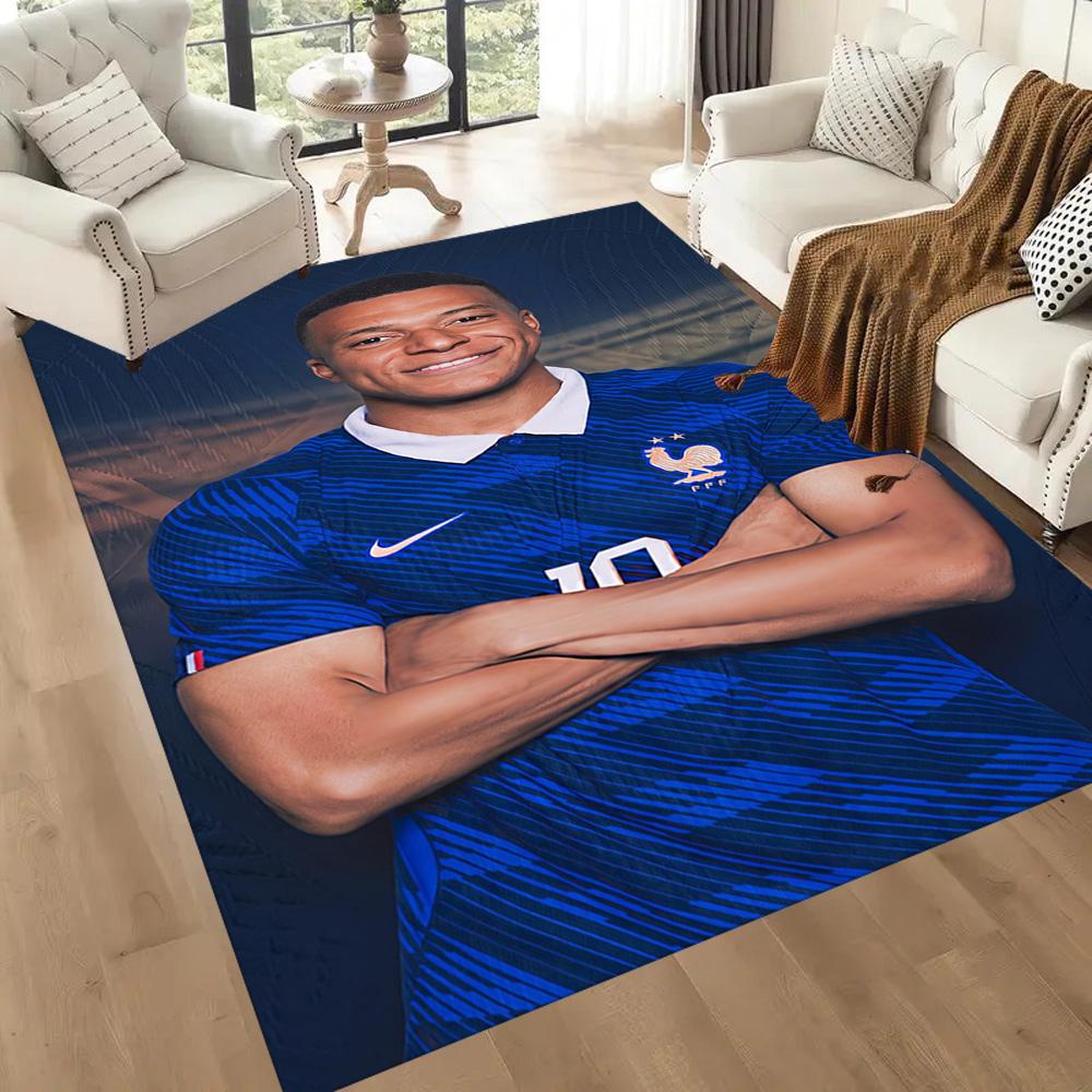 Mbappe 135 Floor Rug Office Rug Design for Kitchen Foyer Study Room Dining Room Antislip Carpet Decorate Offices Birthday/Christmas Gift
