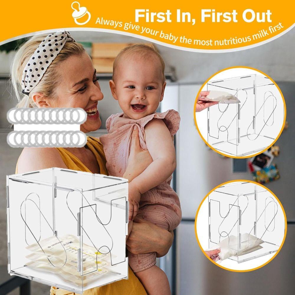 

Durable Breast Milk Storage Tower Reusable Breastmilk Storage Container for Storing Freezing Milk
