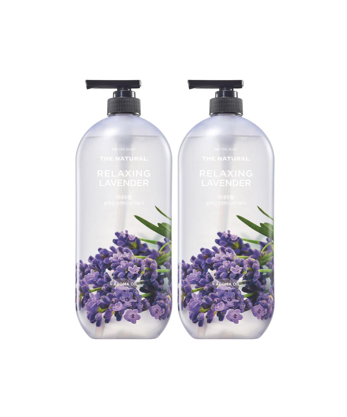 The Natural Body Wash Lavender Scent 900g 2 packs