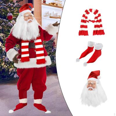 Santa Claus Mask Breathable Cosplay for Party Costume Accessories