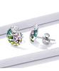 Yin Ziyun Platinum-Plated Chameleon Earrings: Cute Animal S925 Silver for Men & Women - Model BSE587