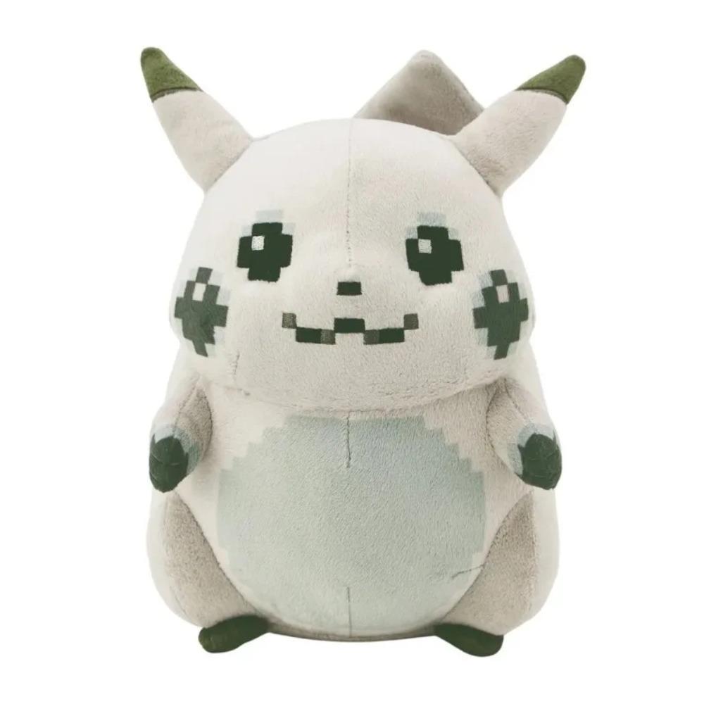Boneco de Pelúcia Pikachu 30º Aniversário Fofo Bicho de Pelúcia Pokemon Boneco Pikachu Brinquedo Estilo Pixel Desenho Animado Periféricos Coleção Brinquedo Presente