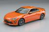 Aoshima Bunka Kyozai Scale Rakupla Snap Kit Toyota 86 Orange Metallic Plastic Model Kit 1/32 No.08-OR Pre-Colored (Automobile)