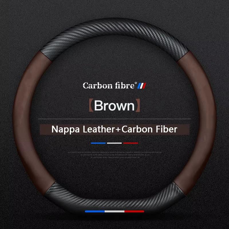 Non-Slip Car Leather Steering Wheel Cover For Jeep Grand Cherokee Wrangler Renegade Patriot Commander Compass Wagoneer Gladiator