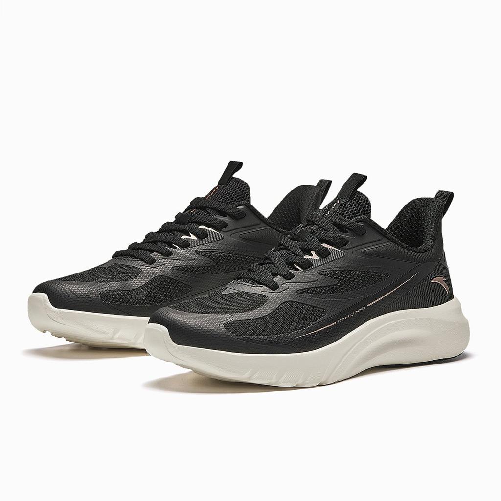 Anta Breathable And Lightweight Low top Casual Running Shoes Women's Black 122345522S-5