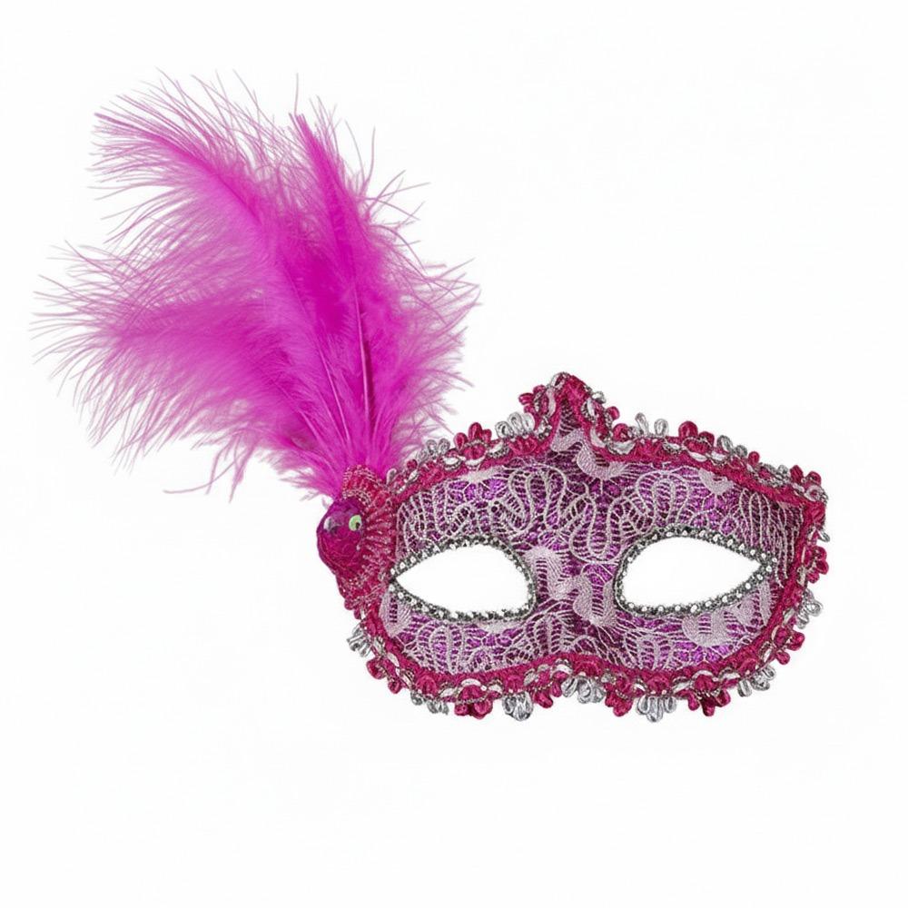 

New Lace Eye Mask Feather Lightweight Ladies Half Face Cover Carnival Party Props Cosplay Masquerade