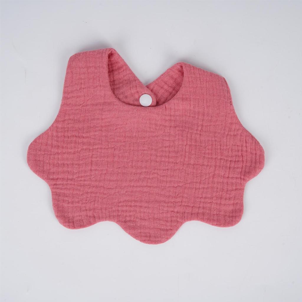 Baumwolle Weiche Baby Print Lätzchen Einfarbig Säugling Lätzchen Neugeborenen Spucktücher Bandana Schal für Kinder Junge Mädchen Füttern Speichel handtuch