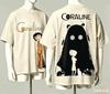 Coraline For Fan Gift Tshirt Unisex Unisex Harajuku Oversized Unisex Short Sleeve Streetwear High Quality Couples Retro Soft Tee