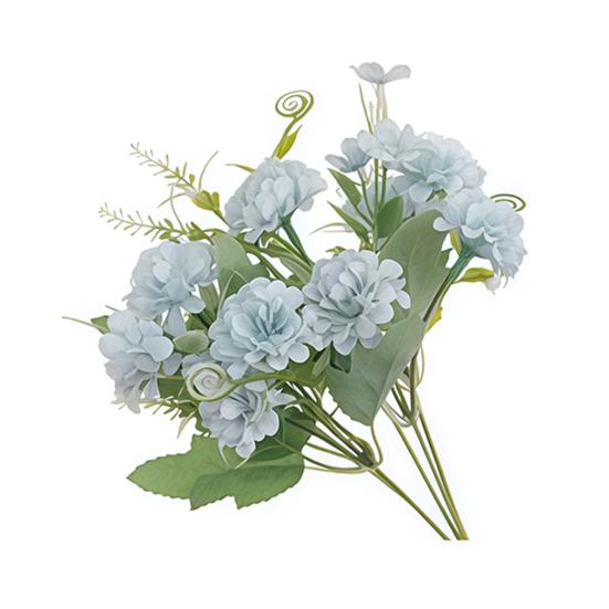 Künstliches Hortensienblumen-Bouquet 9 Köpfe Künstliche Hortensienblume mit Stiel Gefälschte Hortensien Blumenarrangement für Zuhause Hochzeitsparty Dekoration