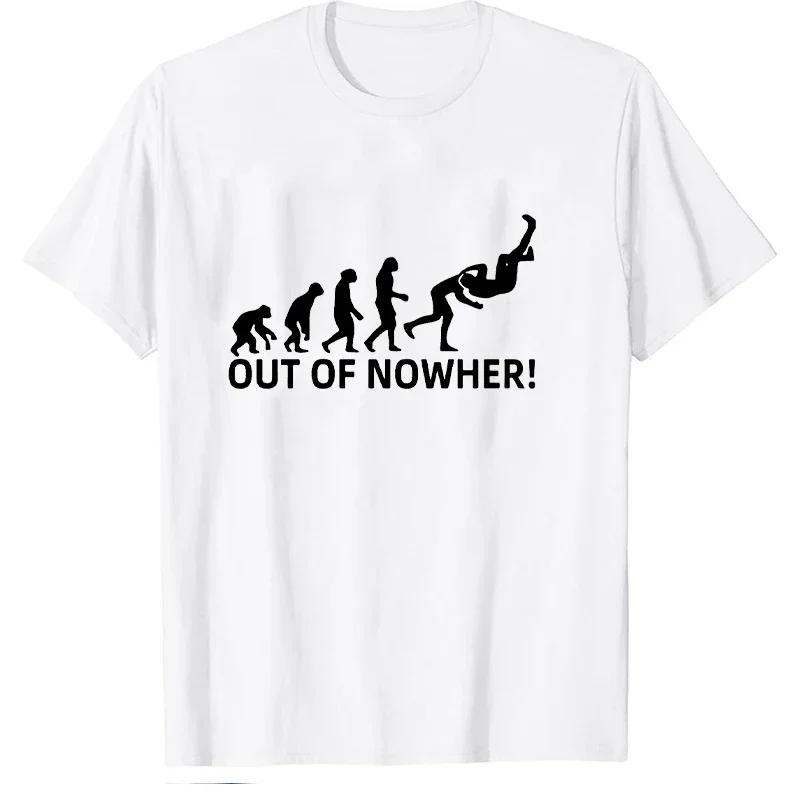 T-shirts for Men Evolution of Judo Classic Graphic T Shirts Short Sleeve Tshirts Oversized Tops Tee Evolution of Judo Men's Tees