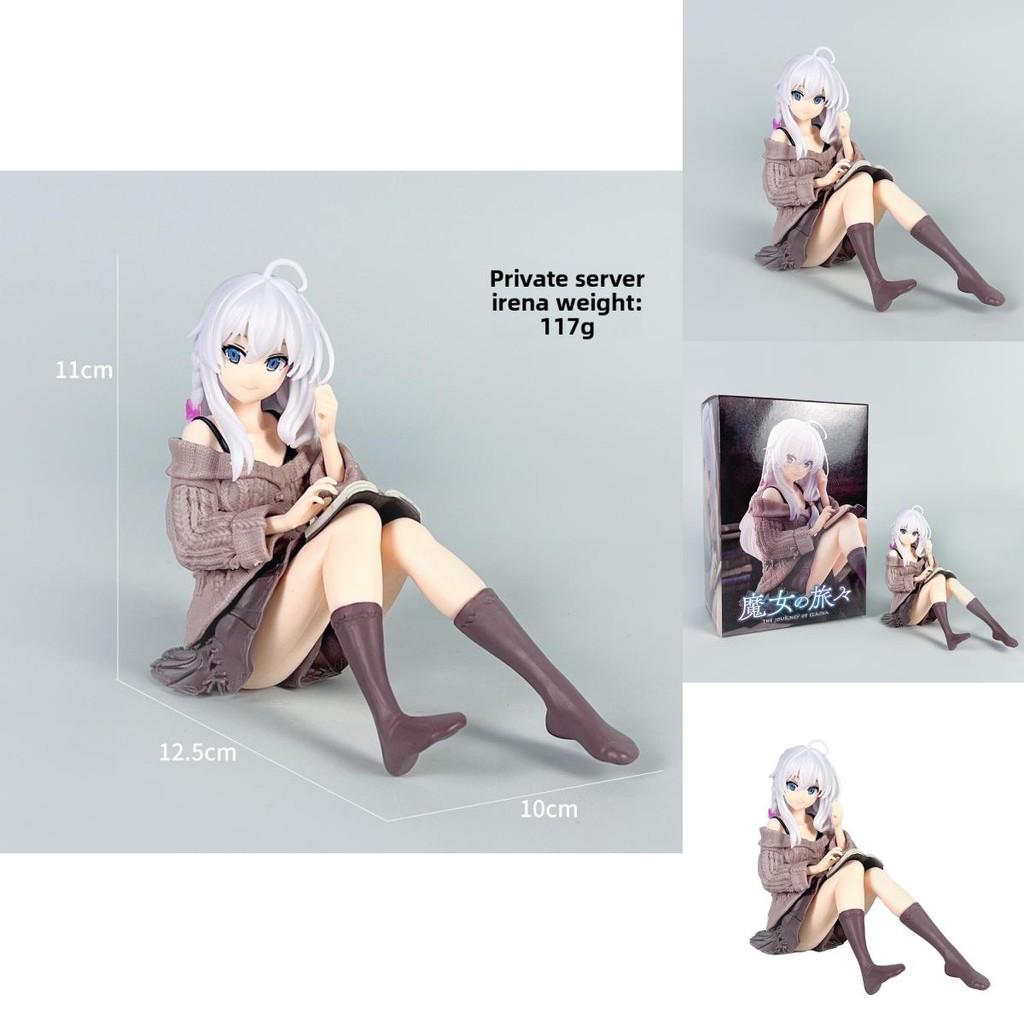 Elaina Reading Posture Anime Character Desktop Decoration For Decoration Room