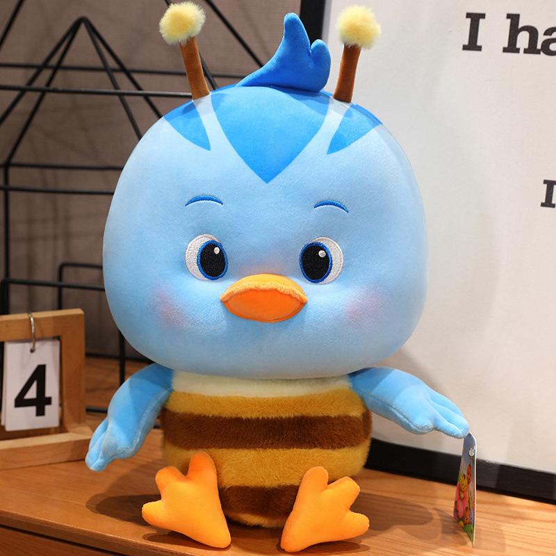 

Милая Милая Плюшевая Кукла Отряд Цыплят Детская Кукла Цыпленок для Детского Подарка на День Рождения Кукла для Игрового Автомата 25cm синий