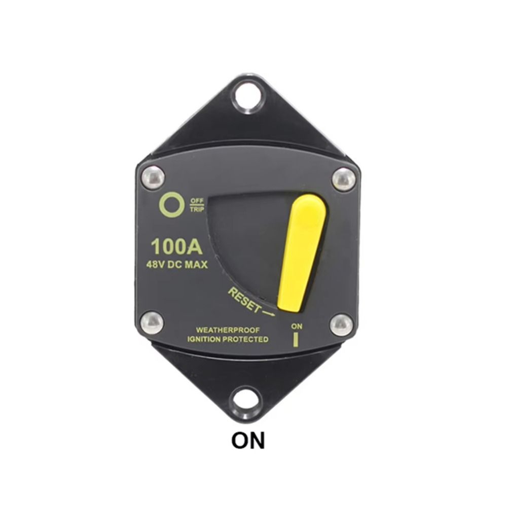 12V-48V DC Automotive Circuit Breaker 30A-300A Manual Reset Circuit Breaker  Marine Environments