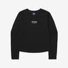 Semi Crop Long Sleeve T Small Logo