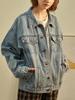 Trendy Light Denim Jacket: 2026 New Lapel, Waist-Cinched Workwear for Women