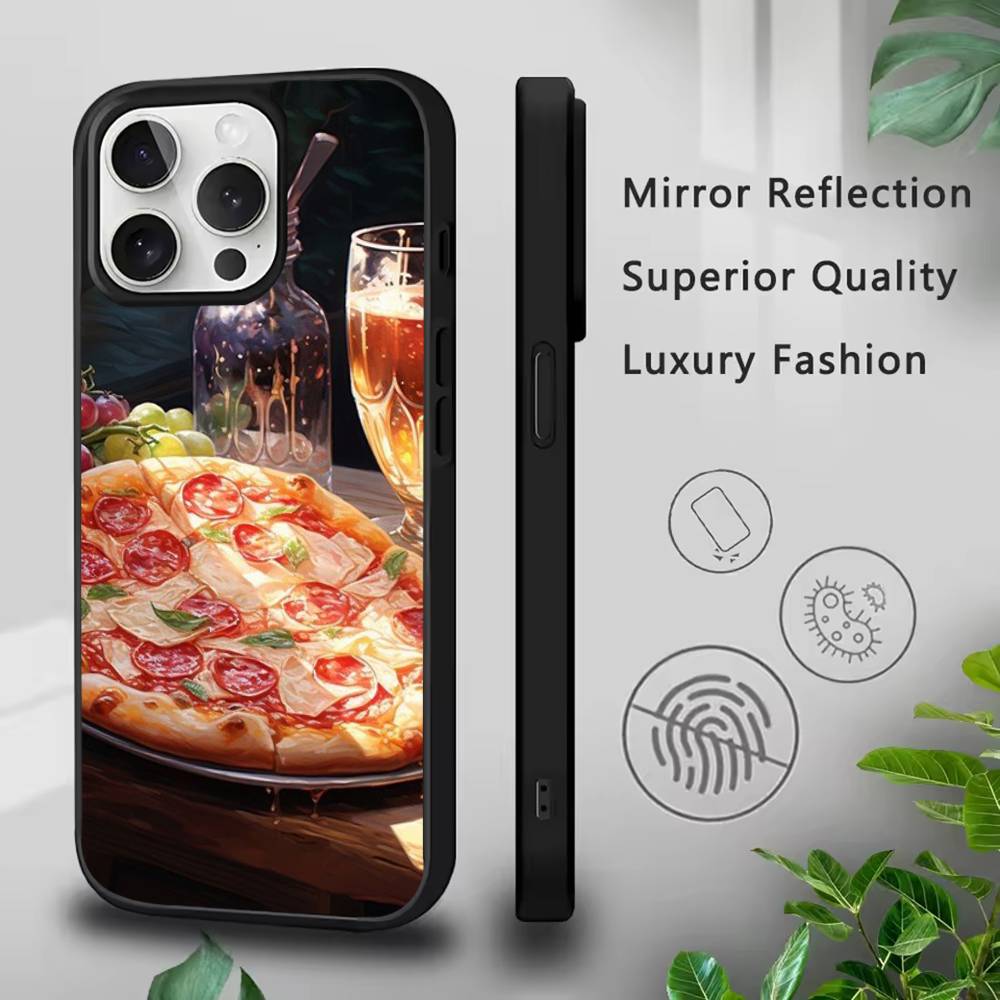 

Delicious pizza For iPhone 17,16,15,14,13,12,11,Pro,Max,Plus,Mini,SE4,E Magnetic For Magsafe Wireless Phone Case iPhone14Plus