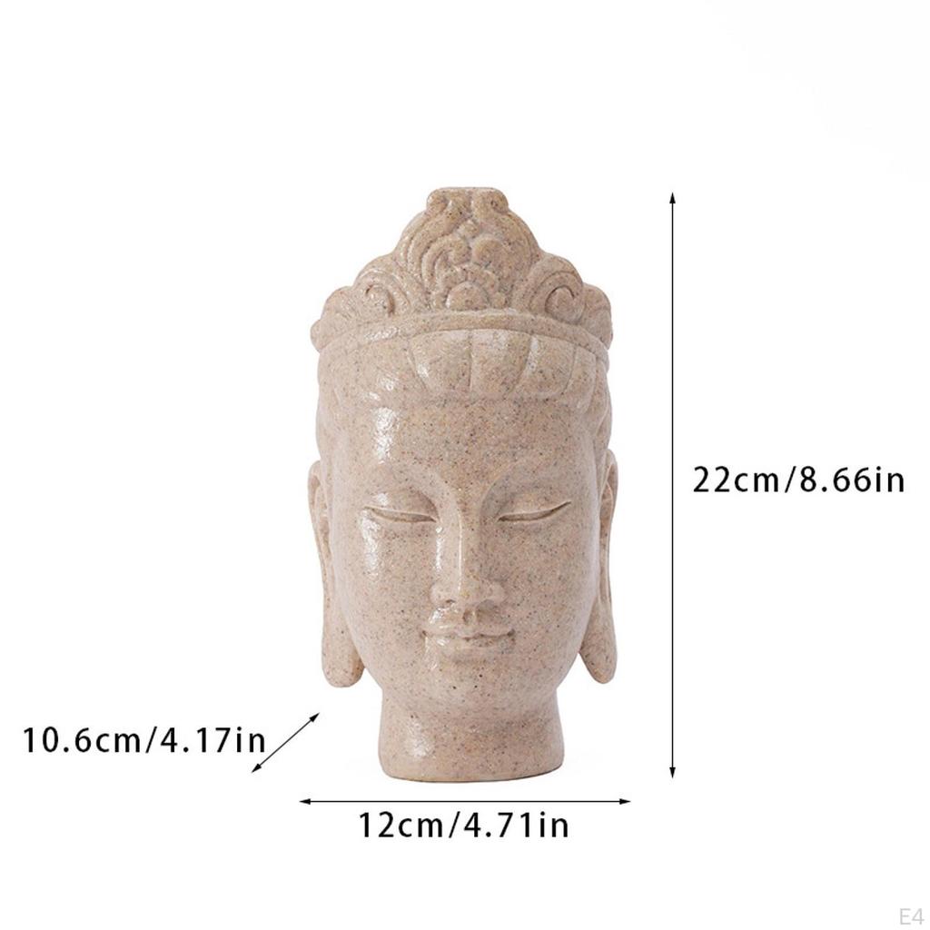 Buddha Head Figurine for Home Decor And Gift Giving